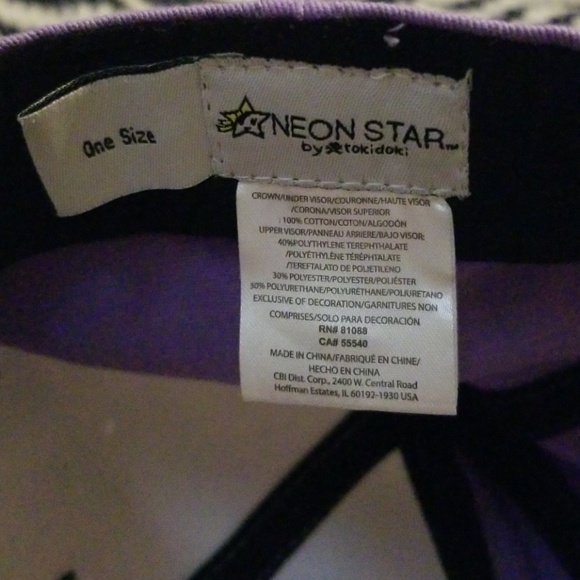 purple and silver tokidoki hat - Picture 3 of 3